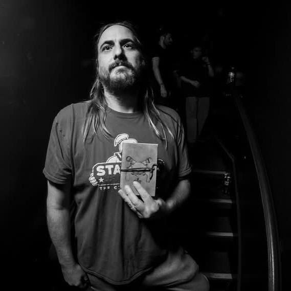 ChadO behind the stage