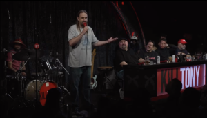 Chad Olshavsky with Fluffy, Sal, Tony, and Redban