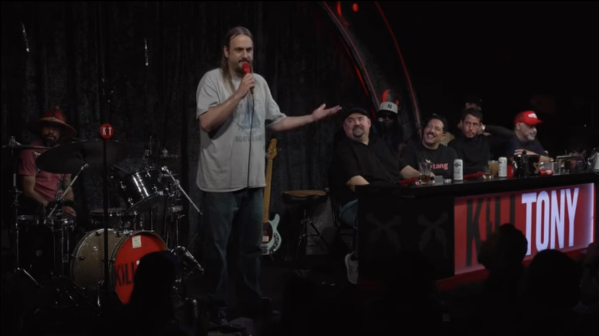 Chad Olshavsky with Fluffy, Sal, Tony, and Redban